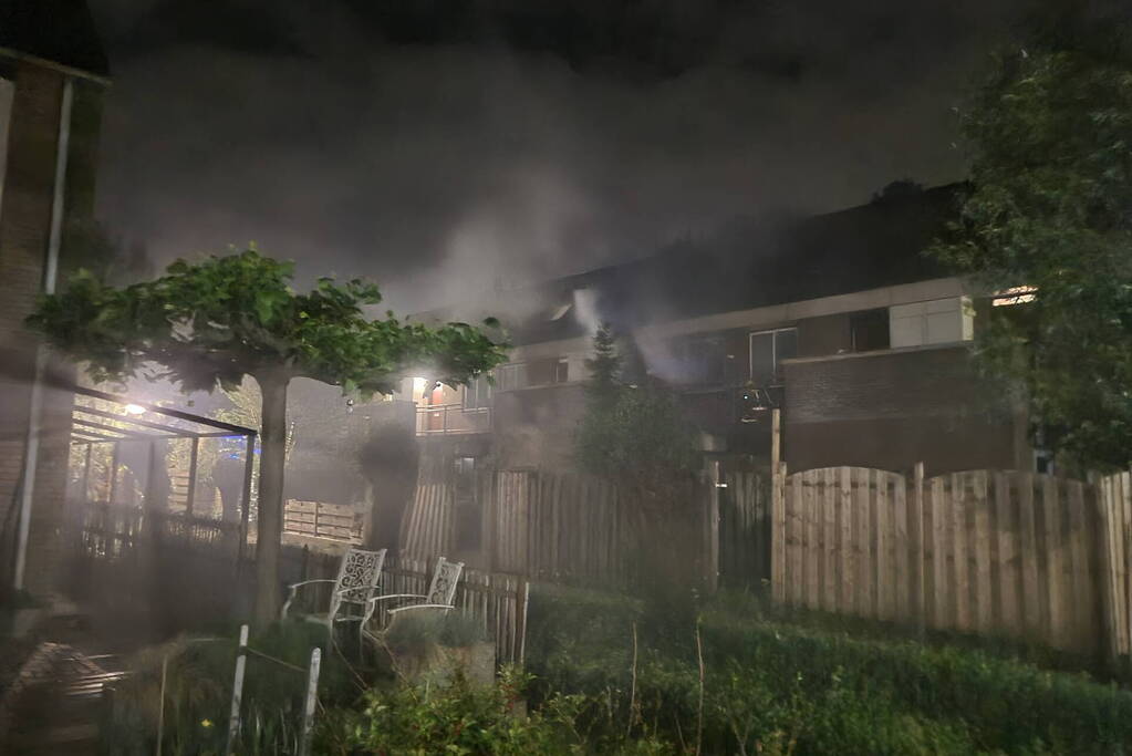Meerdere woningen ontruimd vanwege brand