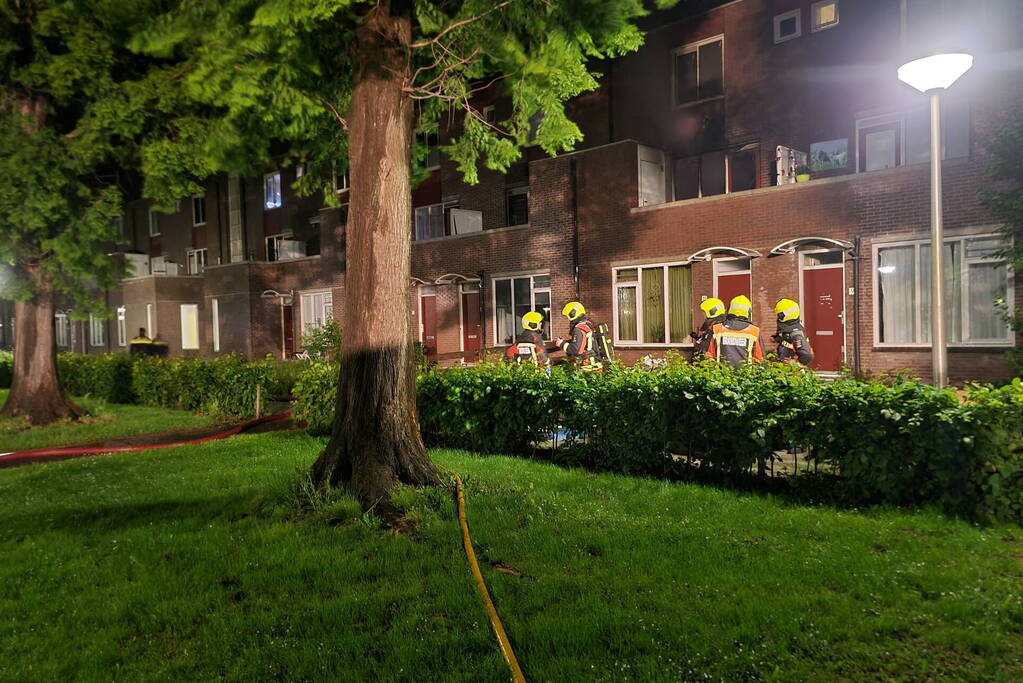 Meerdere woningen ontruimd vanwege brand