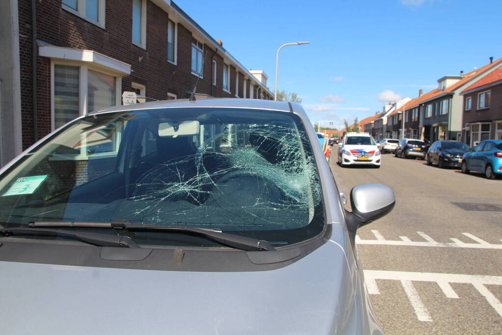 Fietser gewond bij botsing met auto
