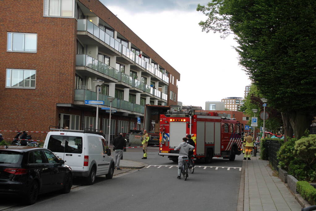 Straat afgezet vanwege incident met vrachtwagen