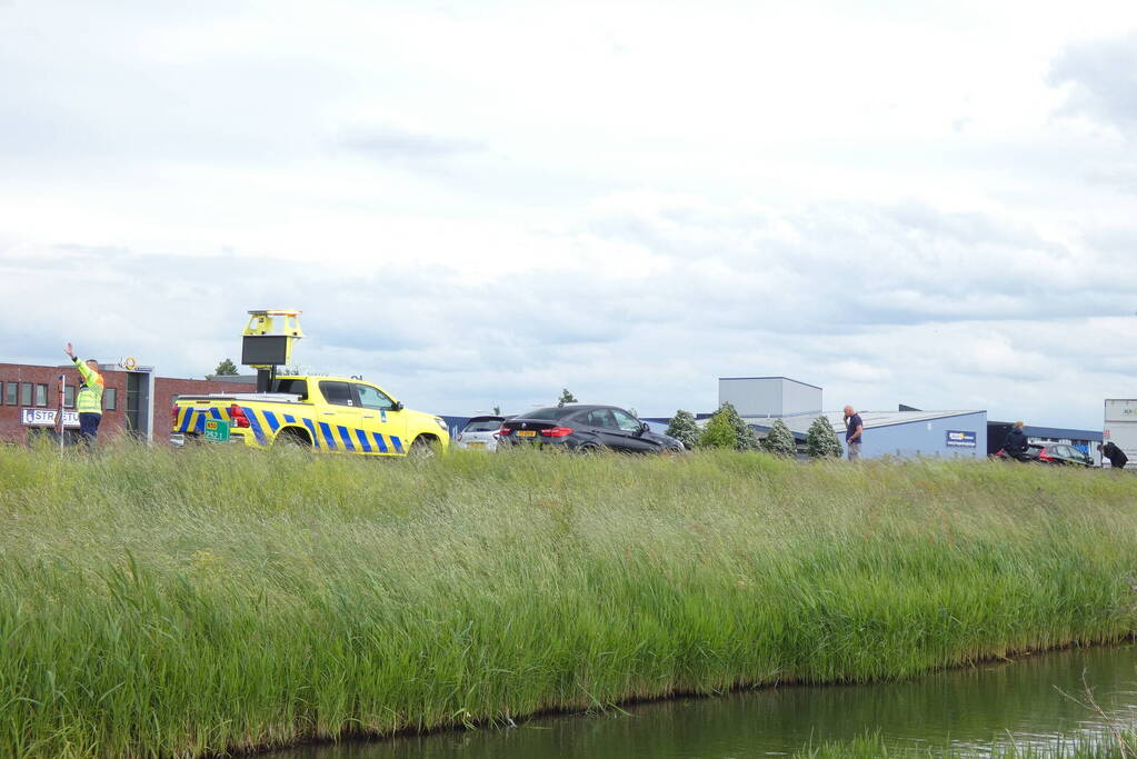 Auto's beschadigd bij kop-staartbotsing