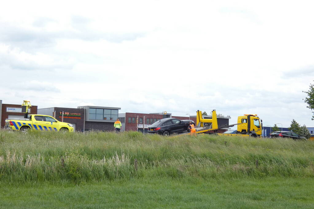 Auto's beschadigd bij kop-staartbotsing