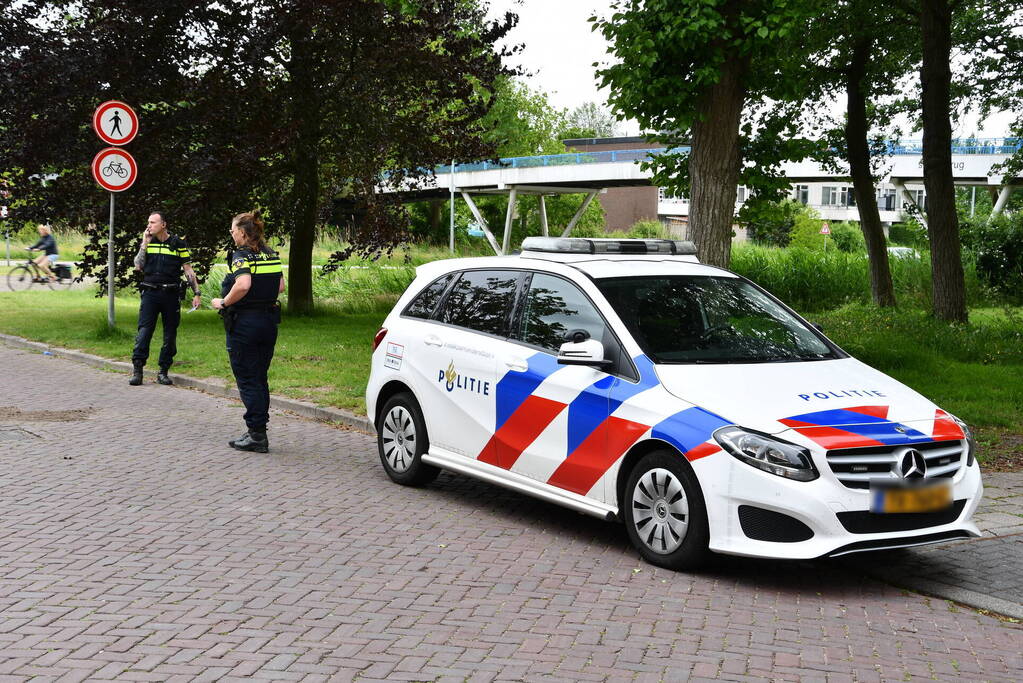 Stadspark afgesloten met afzetlinten na ongeval