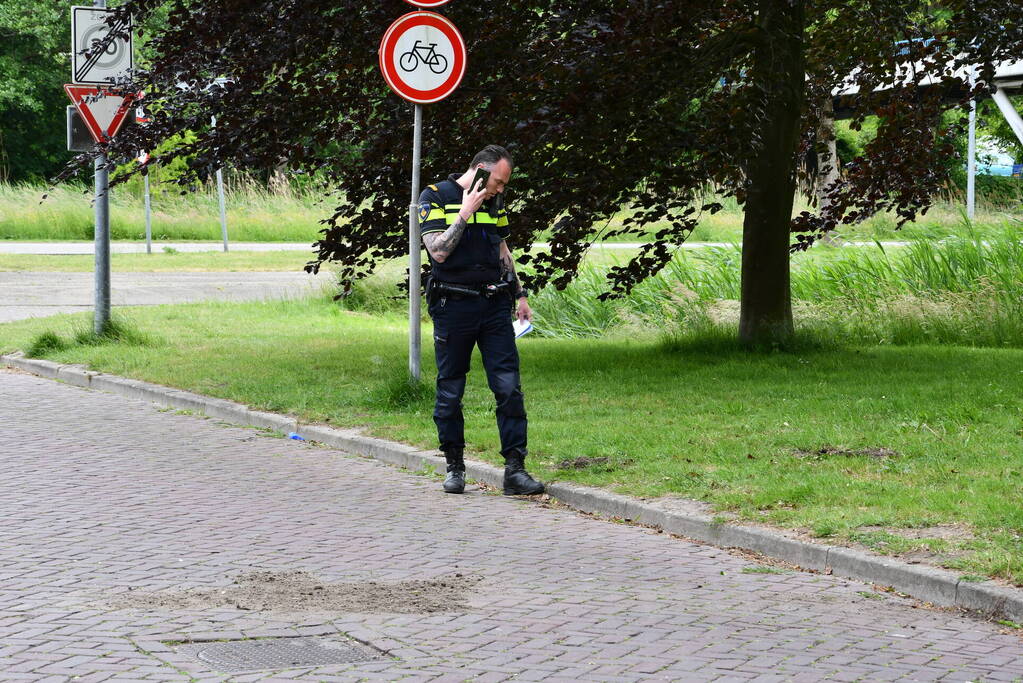 Stadspark afgesloten met afzetlinten na ongeval