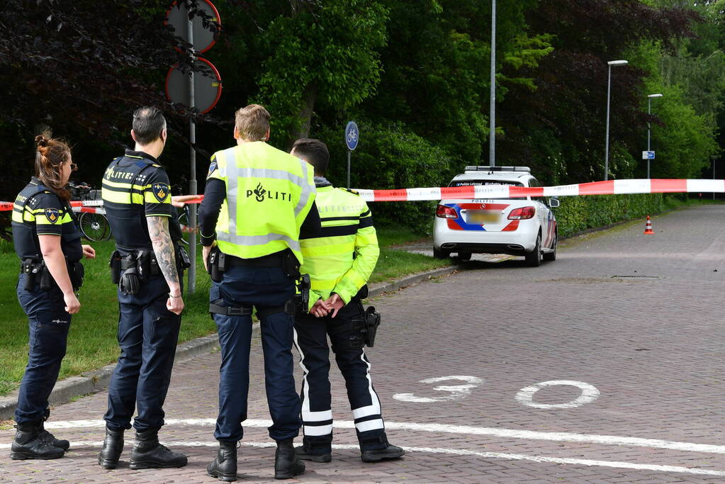 Stadspark afgesloten met afzetlinten na ongeval