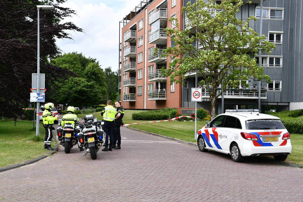 Stadspark afgesloten met afzetlinten na ongeval