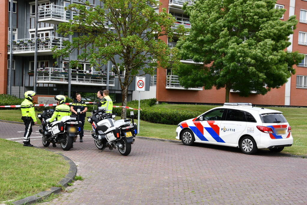 Stadspark afgesloten met afzetlinten na ongeval