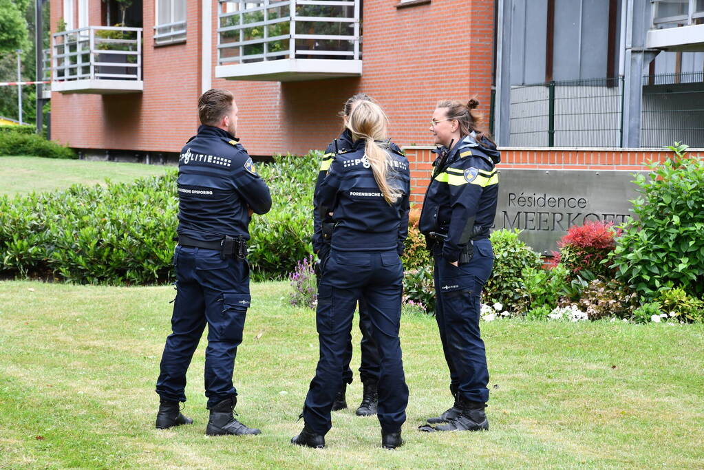 Stadspark afgesloten met afzetlinten na ongeval