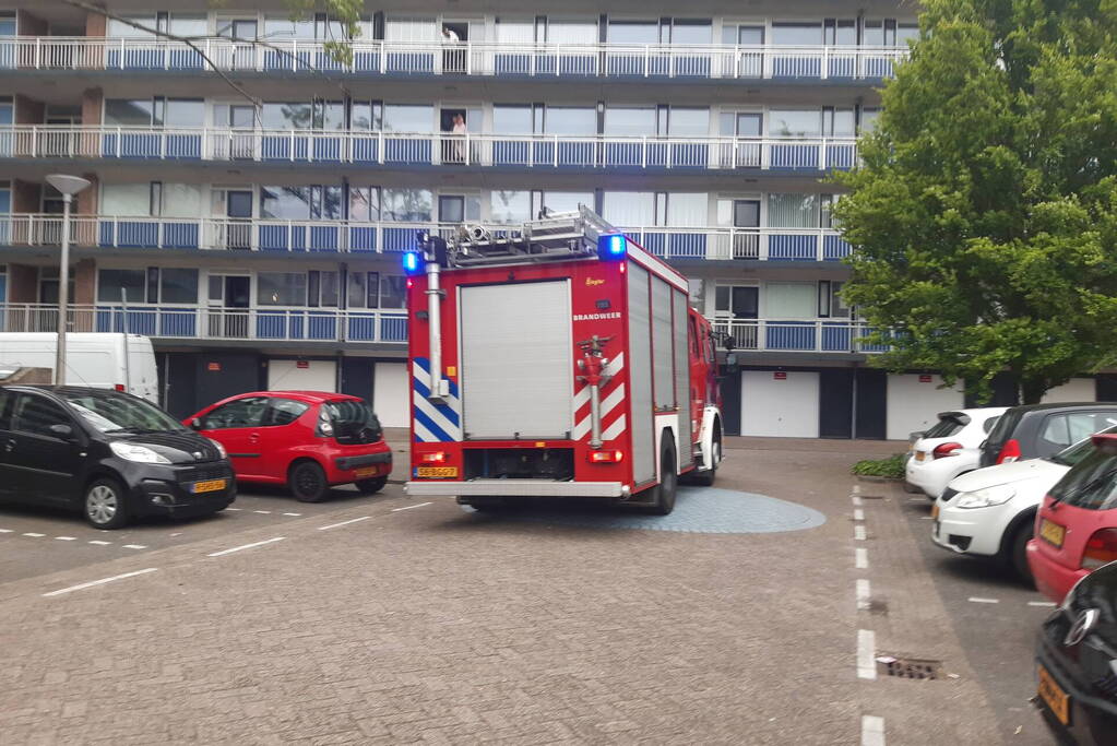 Onderzoek naar gaslucht in flatgebouw