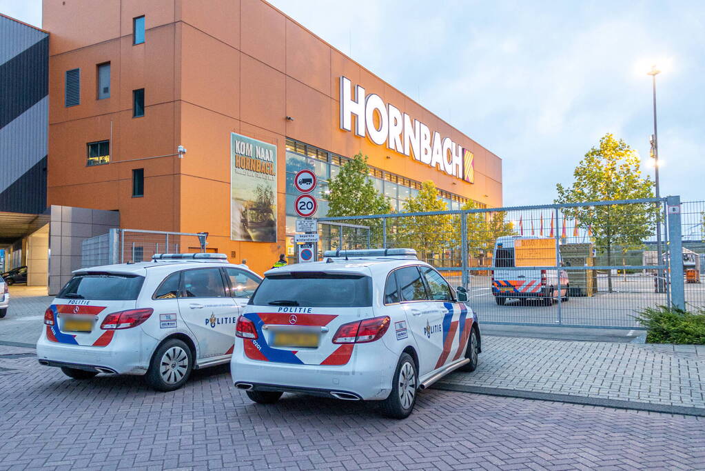 Persoon aangehouden na overval op Hornbach