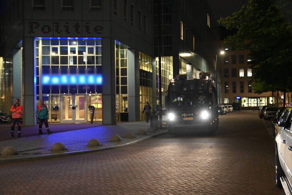 Veel politie op de been na verloren wedstrijd van Feyenoord