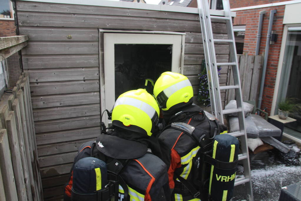 Brand in schuur van woning door accu e-bike