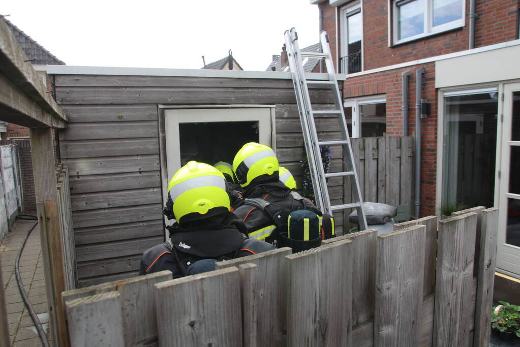 Brand in schuur van woning door accu e-bike