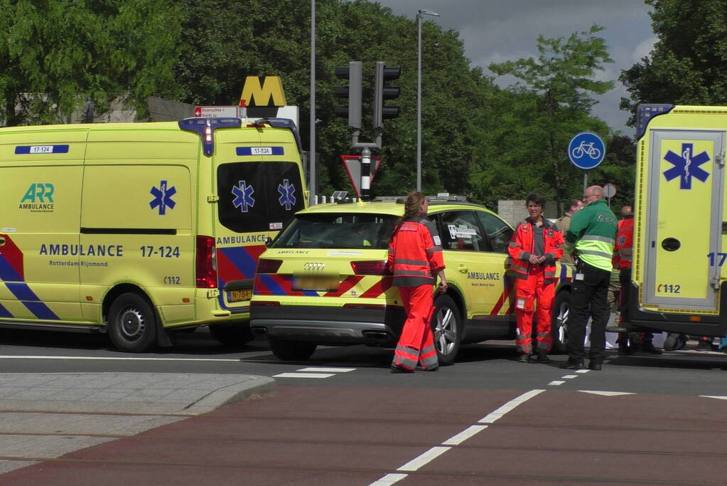 Traumateam ingezet voor incident op kruising