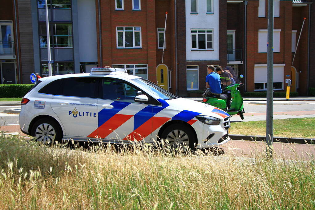 Scooterrijder gewond na val