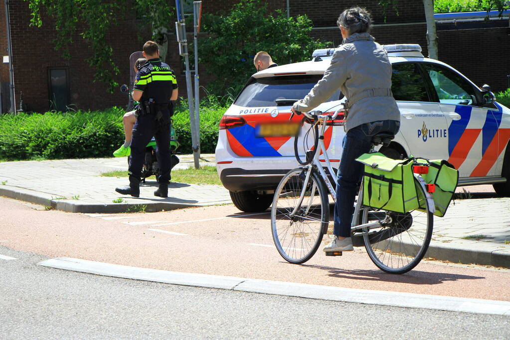 Scooterrijder gewond na val