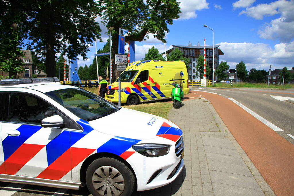 Scooterrijder gewond na val