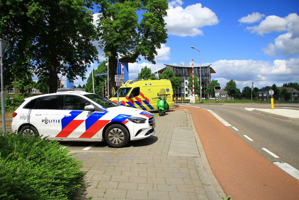 Scooterrijder gewond na val