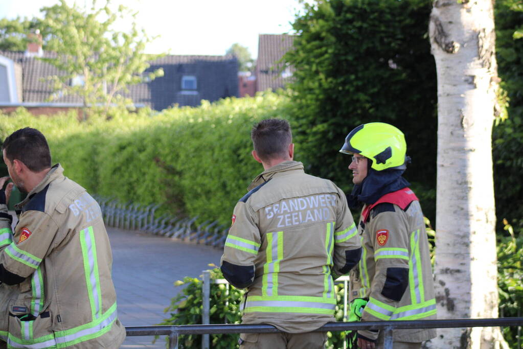 Vuilcontainer verwoest vanwege brand