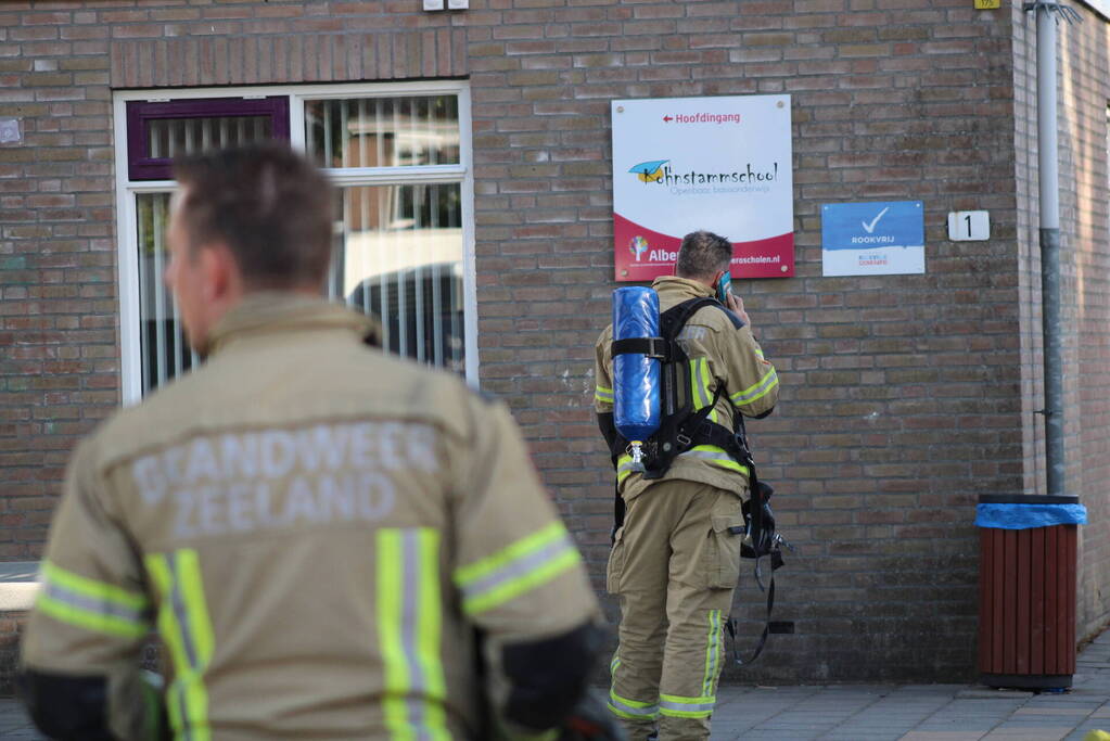 Vuilcontainer verwoest vanwege brand