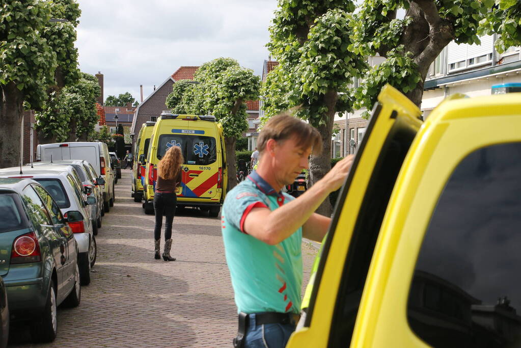 Traumahelikopter landt voor moeder en pasgeboren kind