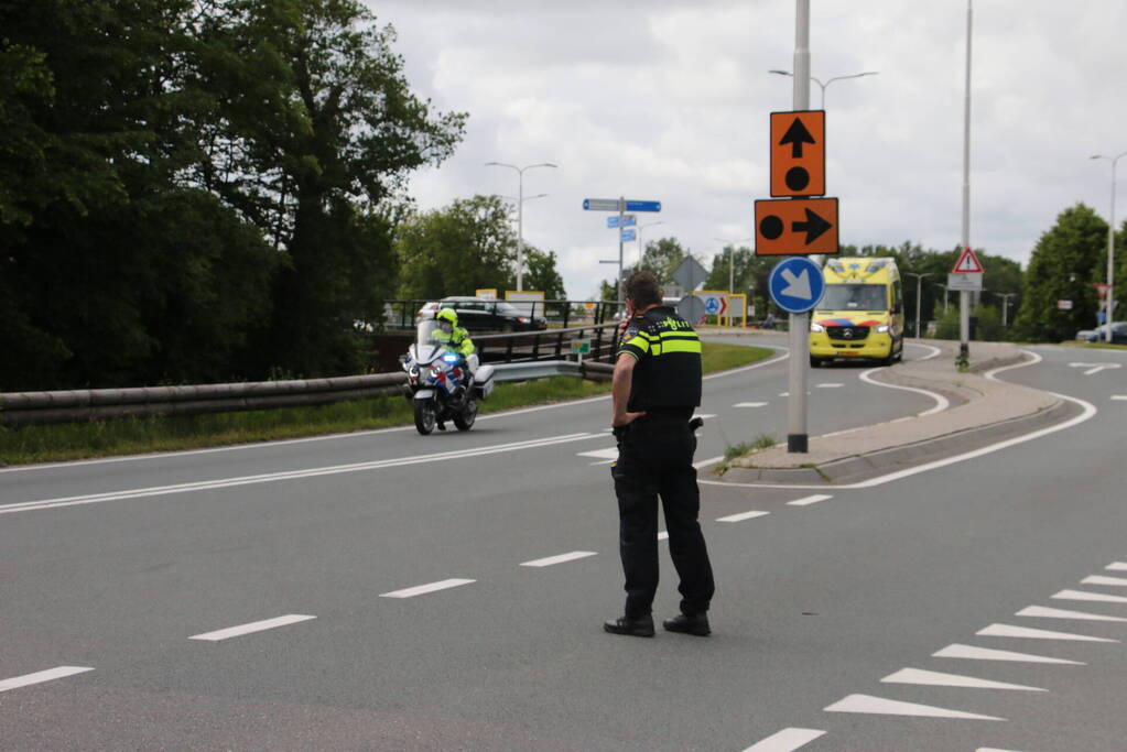 Traumahelikopter landt voor moeder en pasgeboren kind