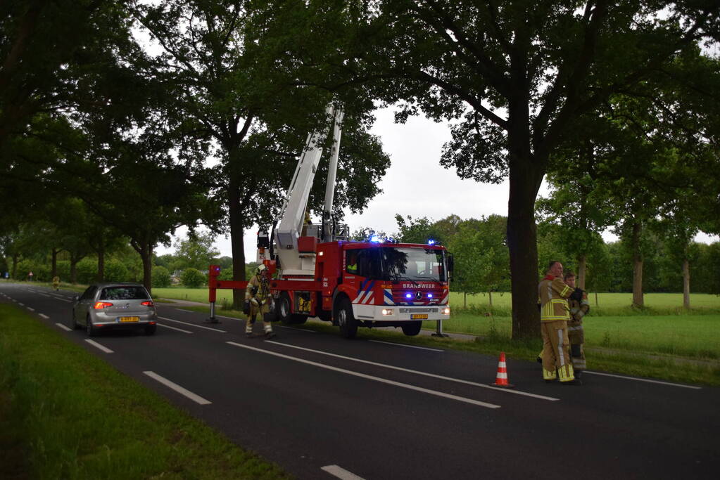 Hoogwerker brandweer weigerde dienst bij stormschade