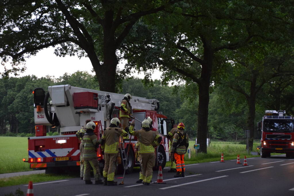 Hoogwerker brandweer weigerde dienst bij stormschade