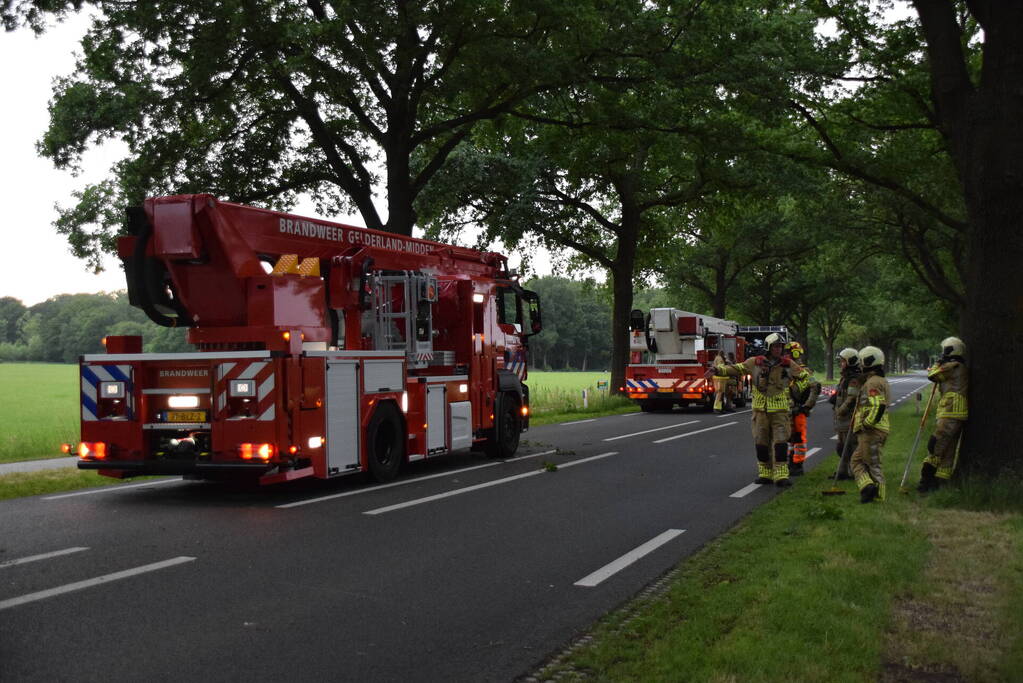 Hoogwerker brandweer weigerde dienst bij stormschade