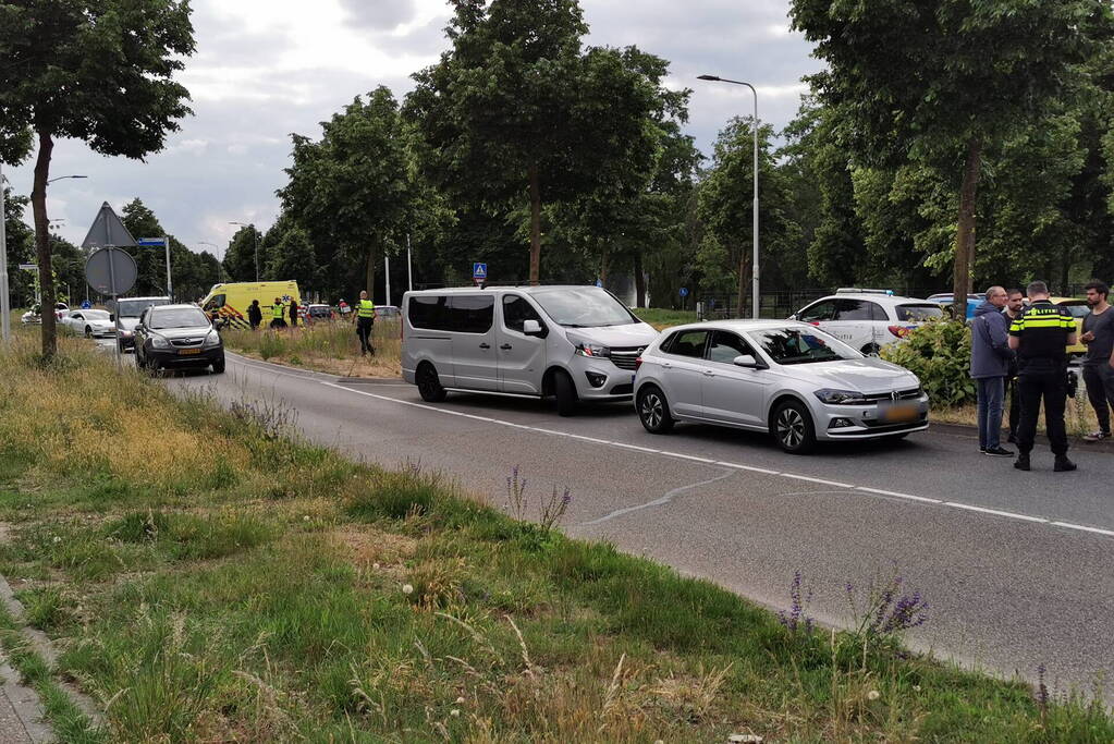 Fietser gewond bij aanrijding met auto