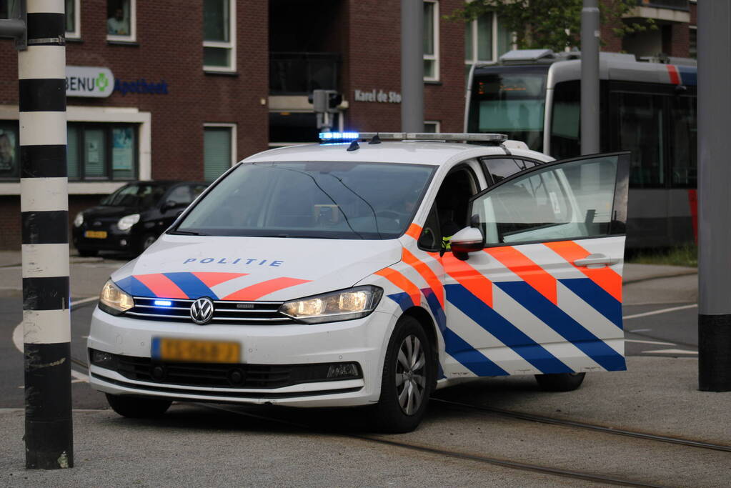 Veel politie bij aanhouding