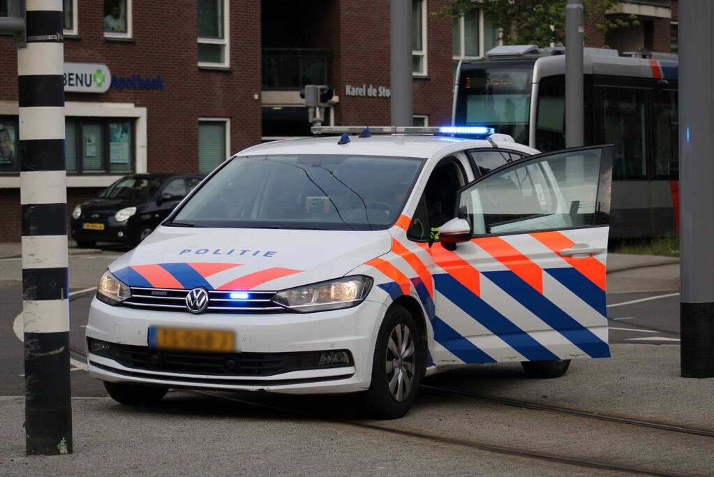 Veel politie bij aanhouding