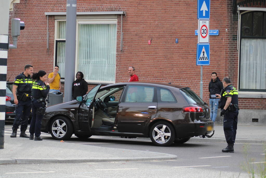 Veel politie bij aanhouding
