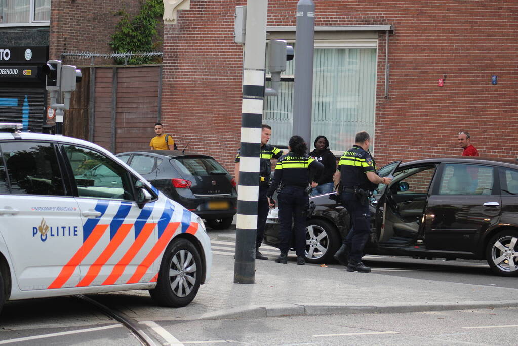 Veel politie bij aanhouding