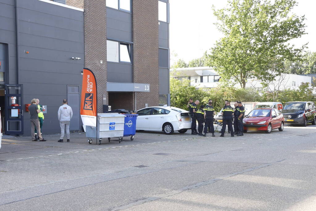 Politieonderzoek op bedrijventerrein