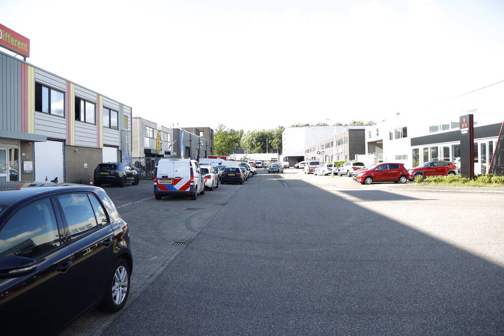 Politieonderzoek op bedrijventerrein