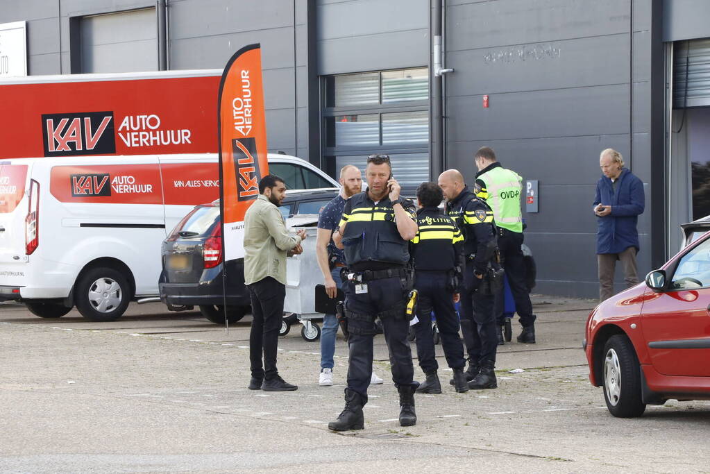 Politieonderzoek op bedrijventerrein