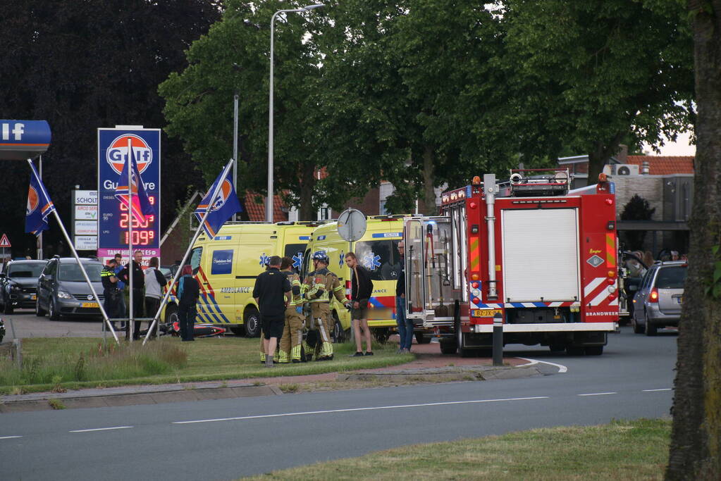 Persoon ernstig gewond na ongeval met brommer