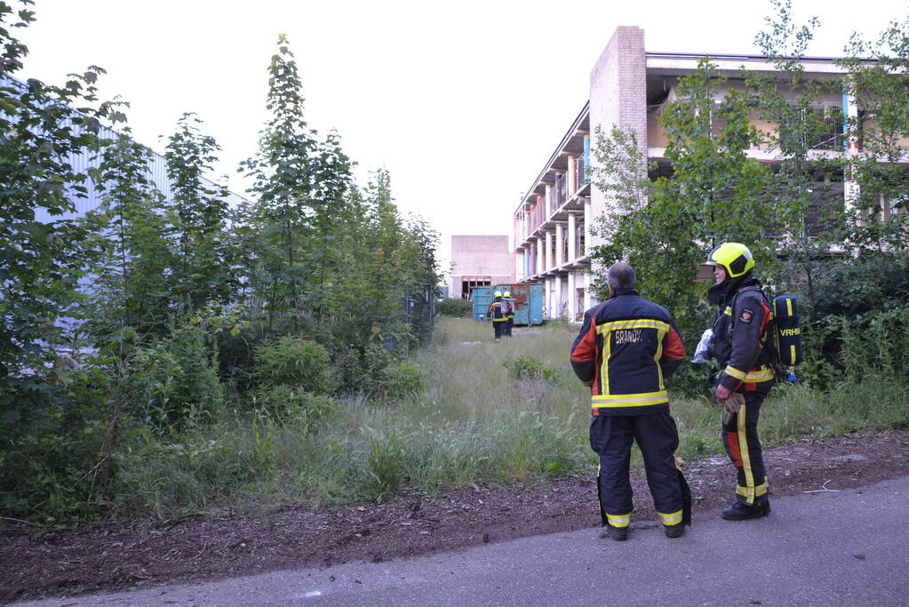 Flinke rookontwikkeling bij afvalbrand