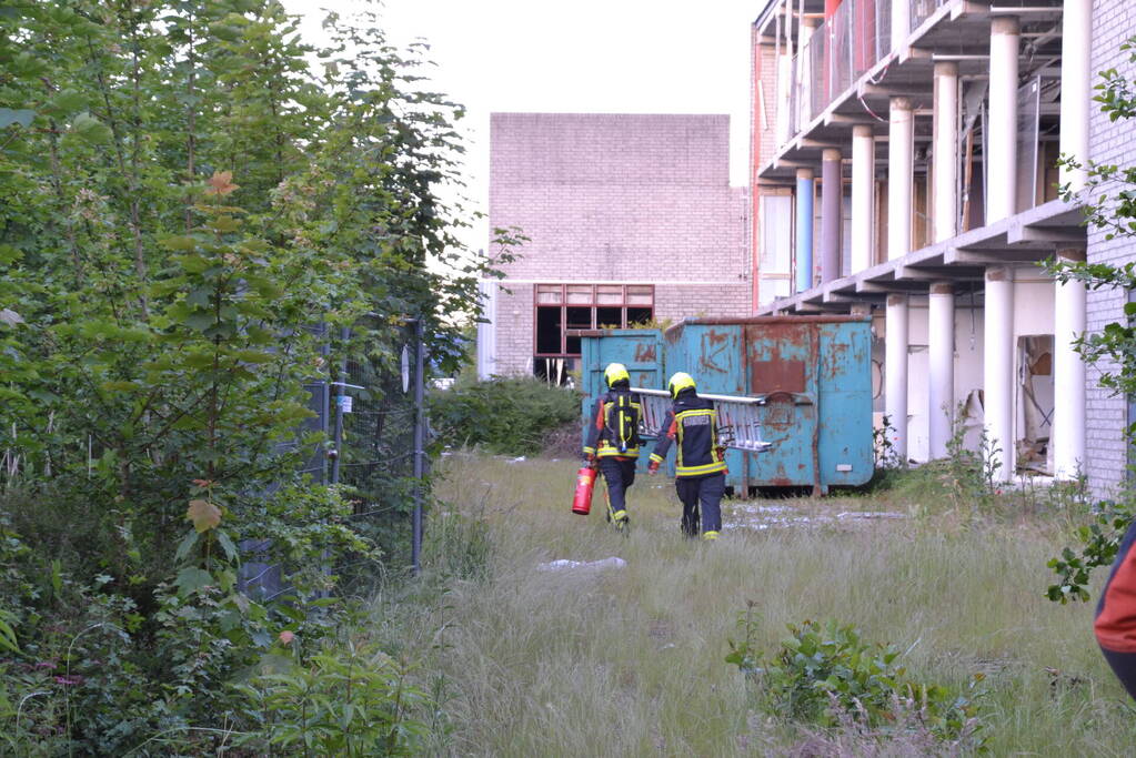 Flinke rookontwikkeling bij afvalbrand
