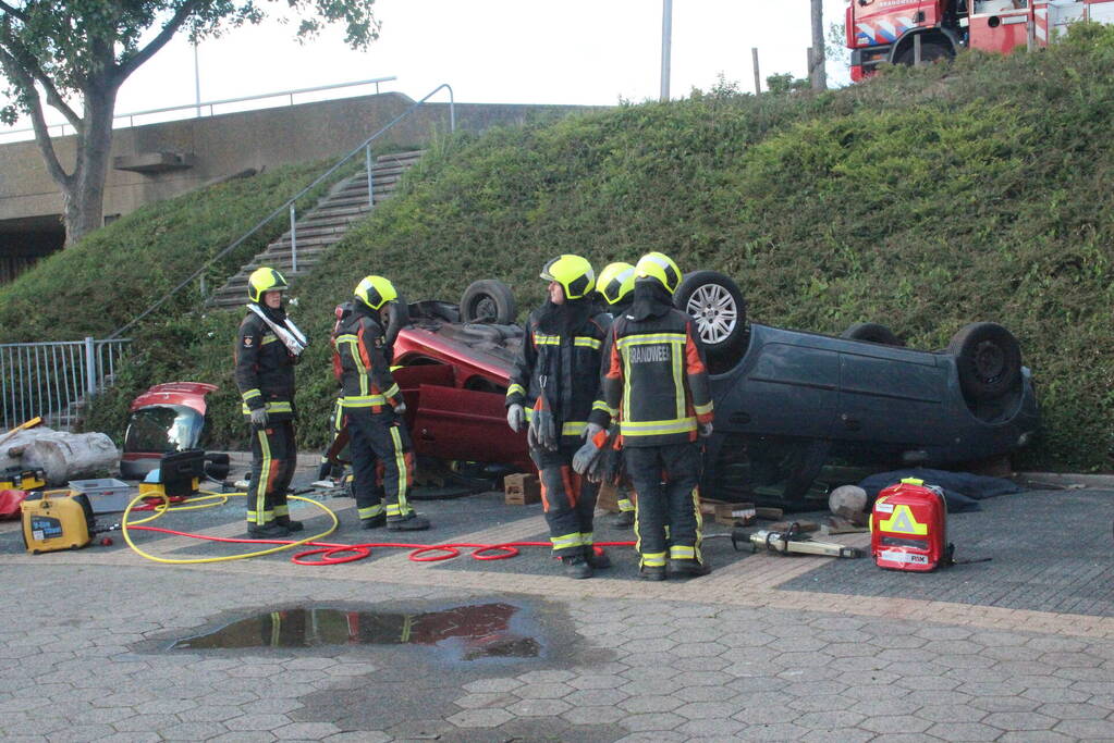 Brandweer oefent grote hulpverlening-scenario