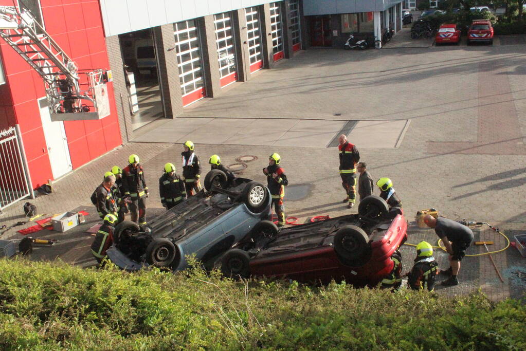 Brandweer oefent grote hulpverlening-scenario