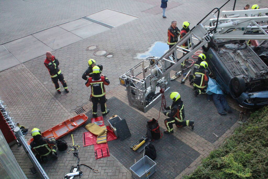 Brandweer oefent grote hulpverlening-scenario