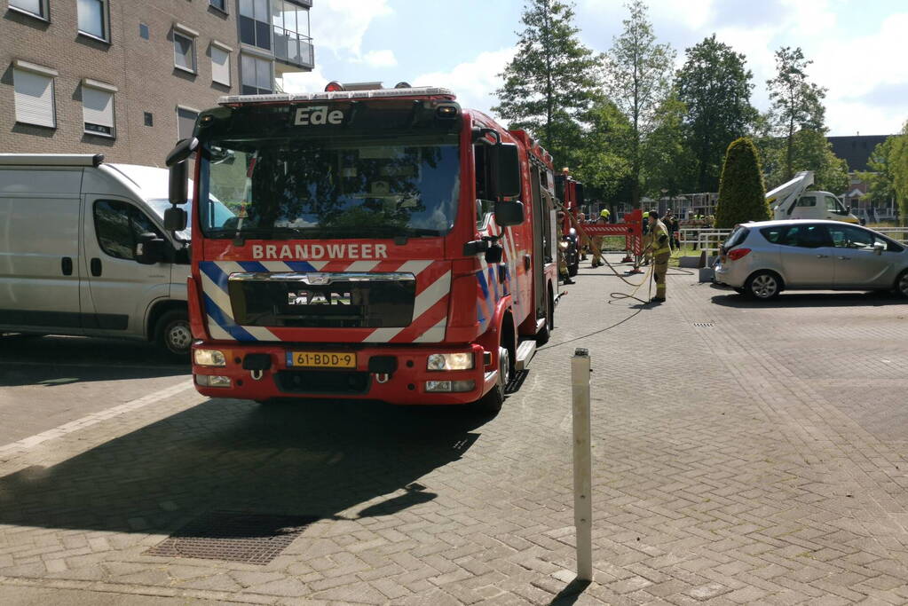 Dakdekker veroorzaakt brand bij werkzaamheden
