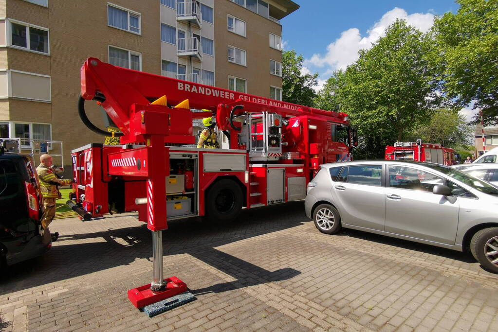 Dakdekker veroorzaakt brand bij werkzaamheden