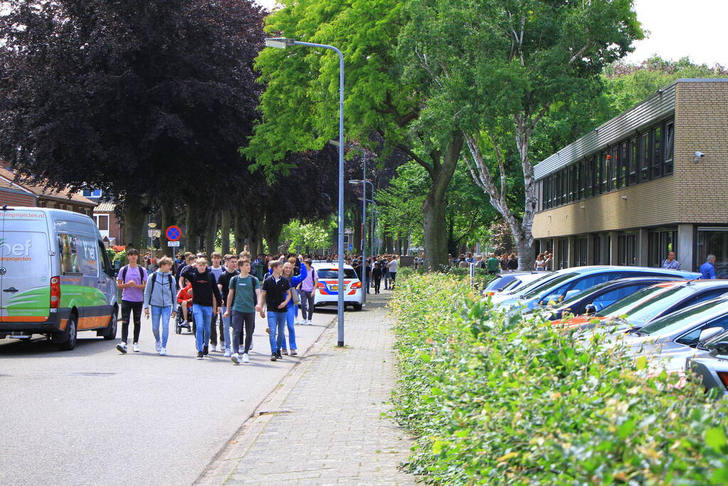 Philips van Horne school ontruimd vanwege brand