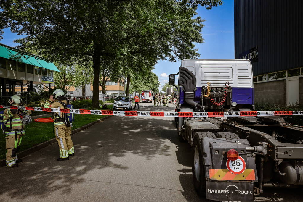 Gasleiding geraakt bij graafwerkzaamheden