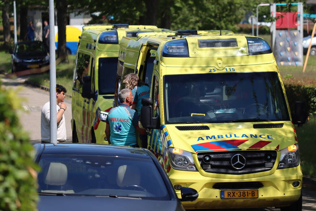 Persoon gewond na val van steiger