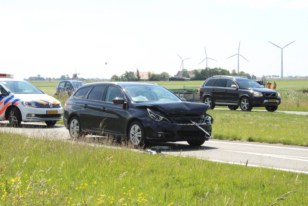 Meerdere voertuigen betrokken bij aanrijding