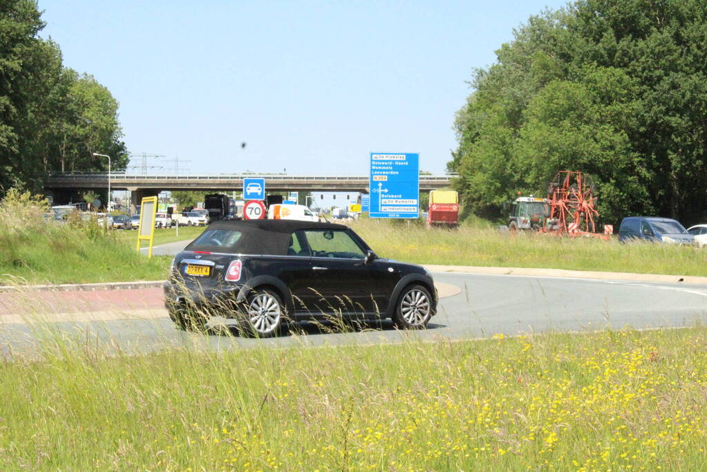 Meerdere voertuigen betrokken bij aanrijding
